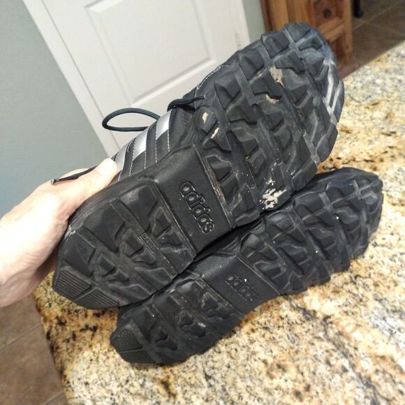 Adidas Men's Cloudfoam Black Trail Running Sneakers Shoes Size 8.5 HWA-1Y3001 - Picture 8 of 12